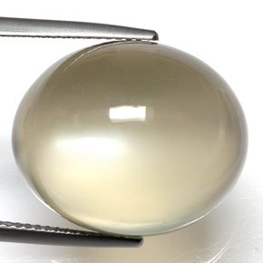 Pedra da lua marrom natural 34,52ct, transparente, transparente/translúcido