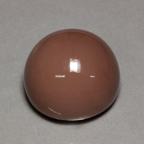 Pedra da lua marrom natural 23,20ct, corte redondo, opaco