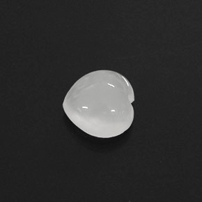 Pedra da lua creme natural 2,69ct, transparente, transparente/translúcido