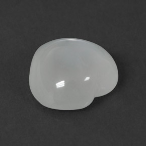 Pedra da lua branco natural 2,22ct, transparente, transparente/translúcido
