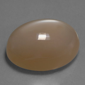 Pedra da lua creme natural 20,29ct, corte oval, translúcido