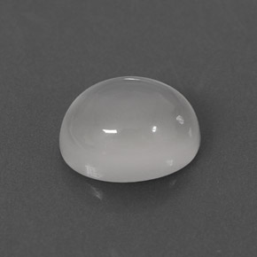 Pedra da lua branco natural 1,46ct, transparente, transparente/translúcido
