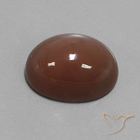 Pedra da Lua Castanho Quente Profundo Natural 23.52ct, oval, Opaco