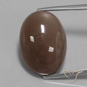 22.96ct Natural Castanho médio Pedra da Lua, oval, Opaco