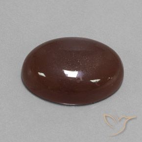 Pedra da Lua Castanho médio Natural 21.08ct, oval, Opaco