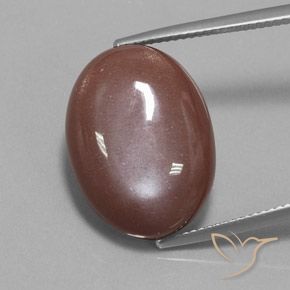 19.73ct Natural Canela Marrom Pedra da Lua, oval, Opaco