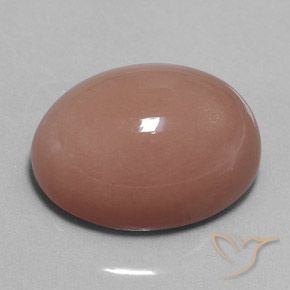 Pedra da Lua Marrom Canela claro Natural 31.34ct, oval, Opaco