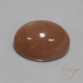 Pedra da Lua Marrom Natural 30.83ct, oval, Opaco