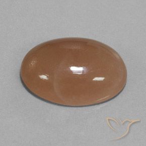 Pedra da Lua Castanho médio Natural 19.57ct, oval, Translúcido