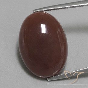 18.53ct Natural Castanho médio Pedra da Lua, oval, Opaco