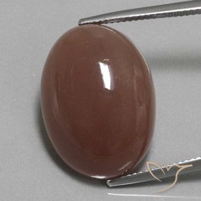 23.37ct Natural Castanho médio Pedra da Lua, oval, Opaco