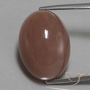 26.33ct Natural Canela Marrom Pedra da Lua, oval, Opaco