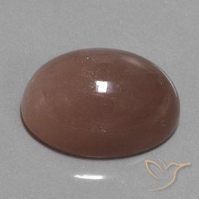 Pedra da Lua Canela Marrom Natural 26.33ct, oval, Opaco