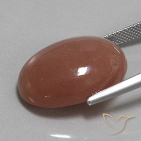 Pedra da Lua Castanho médio Natural 22.59ct, oval, Opaco