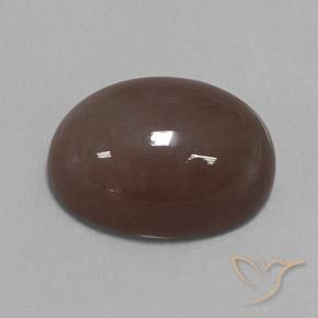 Pedra da Lua Castanho médio Natural 20.93ct, oval, Opaco