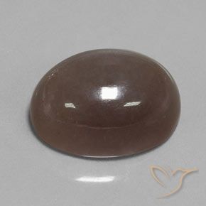 Pedra da Lua Chocolate marrom Natural 30.12ct, oval, Opaco