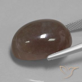 Pedra da Lua Chocolate marrom Natural 30.12ct, oval, Opaco