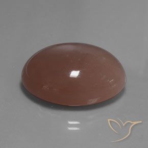 Pedra da Lua Marrom avermelhado Natural 30.93ct, oval, Translúcido