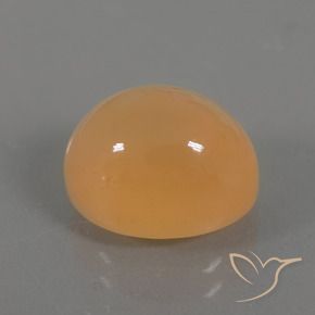 Pedra da Lua Creme de Laranja Dourada Natural 5.07ct, oval, Transparente