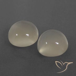 Pedras preciosas de Pedra da Lua branco quente natural de 6.26 ct, Redondo, Translúcido
