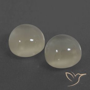 Pedras preciosas de Pedra da Lua branco quente natural de 7.15 ct, Redondo, Translúcido