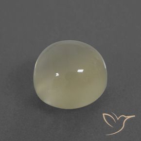 Pedra da Lua branco quente Natural 3.59ct, Redondo, Translúcido