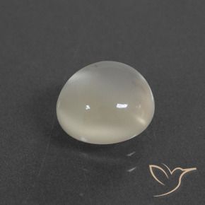 Pedra da Lua branco quente Natural 2.80ct, Redondo, Translúcido