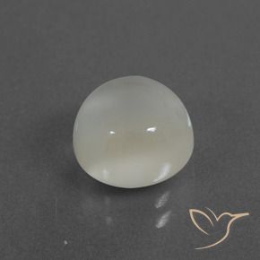 Pedra da Lua branco quente Natural 2.94ct, Redondo, Translúcido