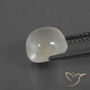 Pedra da Lua branco quente Natural 2.94ct, Redondo, Translúcido