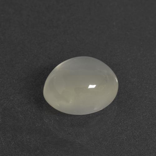 Pedra da Lua branco quente Natural 4.10ct, Corte Oval, Translúcido
