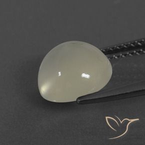 Pedra da Lua branco quente Natural 2.84ct, Redondo, Translúcido
