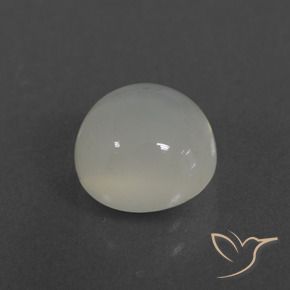 Pedra da Lua branco quente Natural 2.53ct, Redondo, Translúcido