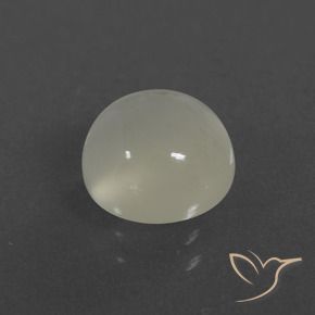 Pedra da Lua branco quente Natural 2.47ct, Redondo, Translúcido