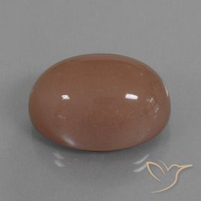 Pedra da Lua Marrom Natural 42.17ct, oval, Opaco
