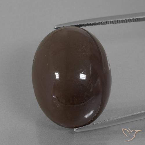 41.20ct Natural Castanho médio Pedra da Lua, oval, Opaco