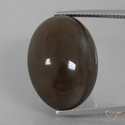 29.78ct Natural Umber Brown Pedra da Lua, oval, Opaco