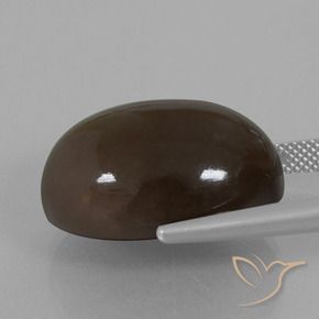 Pedra da Lua Umber Brown Natural 29.78ct, oval, Opaco