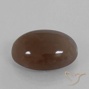 Pedra da Lua Castanho médio Natural 22.40ct, oval, Opaco