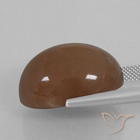 Pedra da Lua Marrom Quente Natural 29.70ct, oval, Opaco