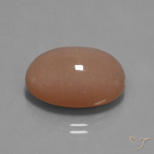 Pedra da Lua Cidra de Laranja Natural 18.19ct, oval, Opaco