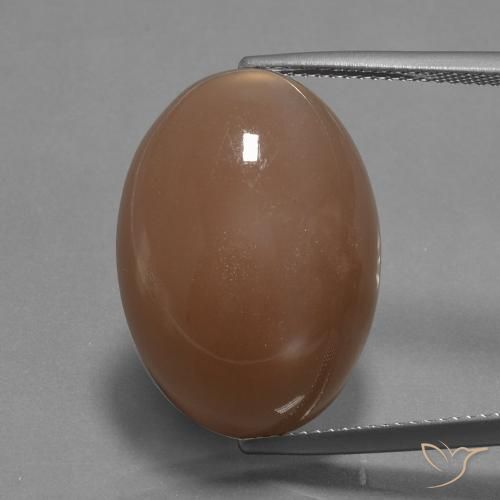 20.88ct Natural Pêssego Profundo Pedra da Lua, oval, Opaco