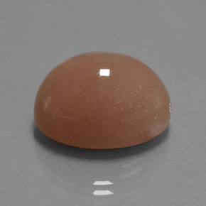 Pedra da Lua Cidra de Laranja Natural 24.57ct, Corte Oval, Opaco