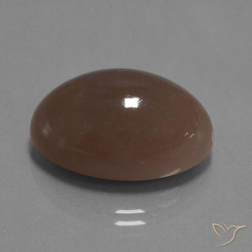 Pedra da Lua Castanho médio Natural 22.67ct, oval, Opaco
