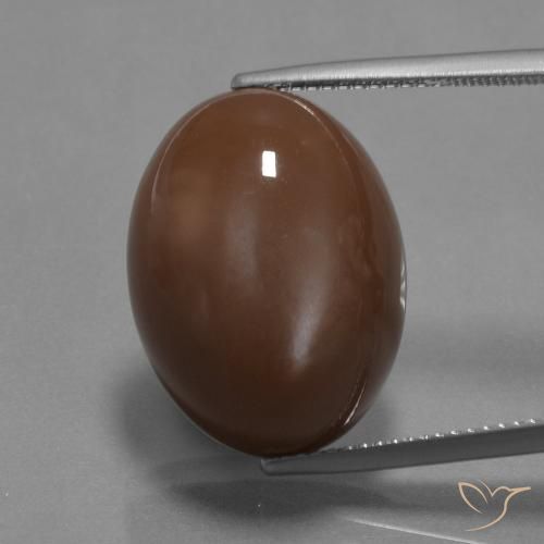 22.27ct Natural Castanho médio Pedra da Lua, oval, Opaco