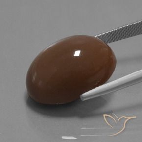 Pedra da Lua Castanho médio Natural 22.27ct, oval, Opaco