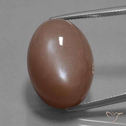 30.59ct Natural Castanho médio Pedra da Lua, oval, Opaco