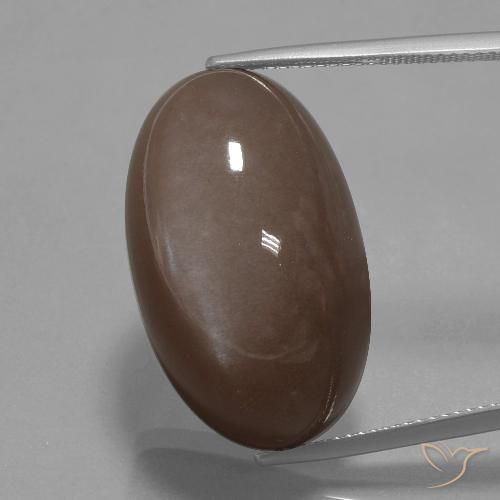 42.26ct Natural Castanho médio Pedra da Lua, oval, Opaco