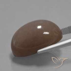 Pedra da Lua Castanho médio Natural 42.26ct, oval, Opaco