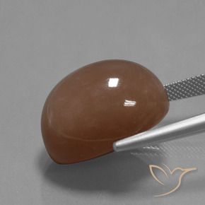 Pedra da Lua Castanho médio Natural 35.65ct, oval, Opaco