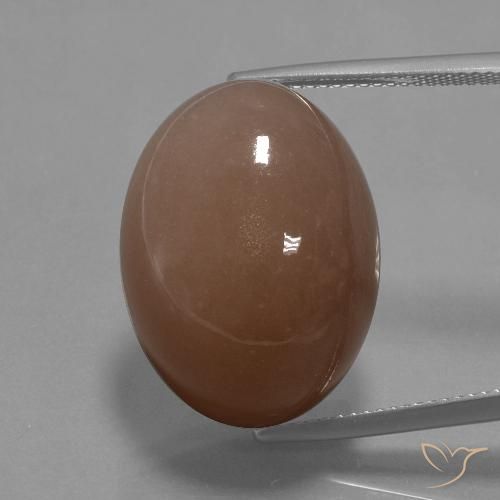 32.77ct Natural Marrom Pedra da Lua, oval, Opaco